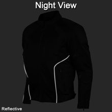 Mens Black Mesh Motorcycle Jacket with CE Armor