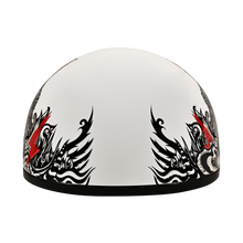 Daytona-Skull-Cap-Rockin-Reaper-Half-Face-Motorcycle-Helmet-front-view