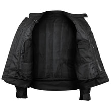 Black Mesh Motorcycle Jacket with Insulated Liner and CE Armor