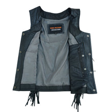 Roxy Ladies Premium Black Vest with Fringes and Rivets