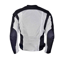 Mens Black Advanced 3-Season Mesh/Textile CE Armor Motorcycle Jacket