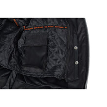 Mens Advanced Clean Concealed Carry Black Cowhide Leather Motorcycle Riding Jacket