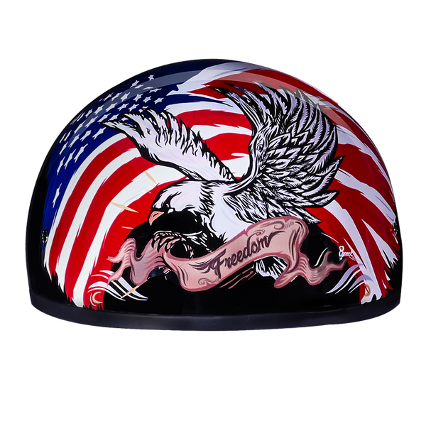 D.O.T. Daytona Skull Cap- W/ Freedom 2.0