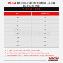 HML1040 Size Chart