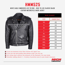 hmm525 Size chart