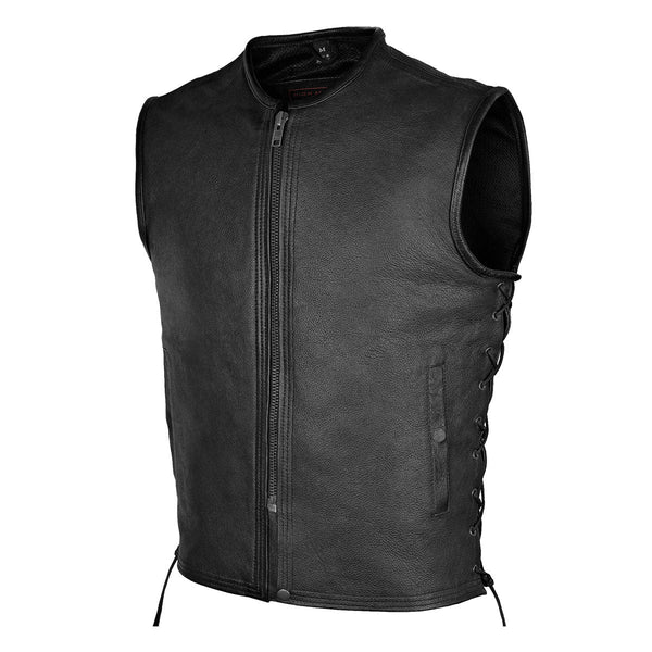 MEN'S PREMIUM HIGH MILEAGE LEATHER VEST