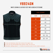 VB924GN Size Chart