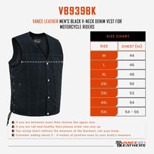 VB939BK Size Chart