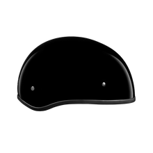 D.O.T. Daytona Skull Cap W/O Visor- Hi-Gloss Black