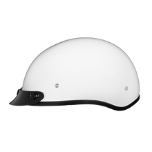 D.O.T. Daytona Skull Cap- Hi-Gloss White