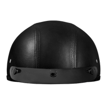 D.O.T. Daytona Skull Cap- Leather Covered