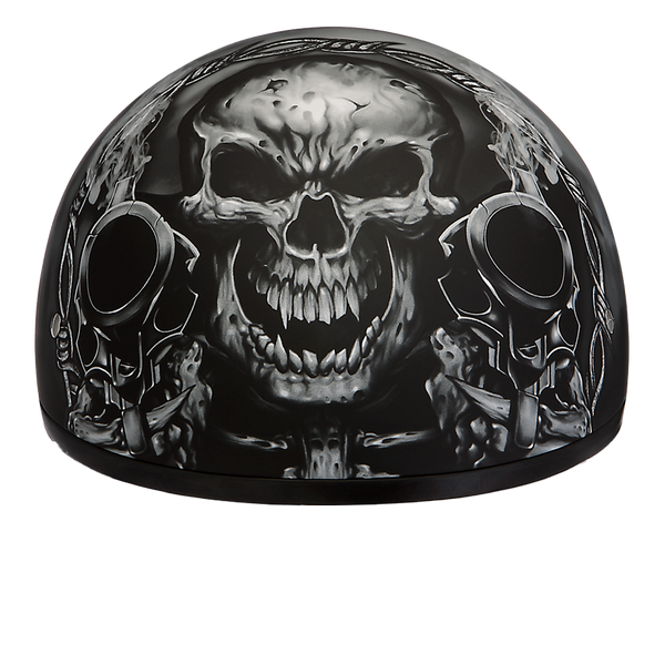 D.O.T. Daytona Skull Cap- W/ Guns