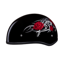 D.O.T. Daytona Skull Cap- W/ Rose