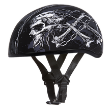 D.O.T. Daytona Skull Cap- W/ Skull Chains