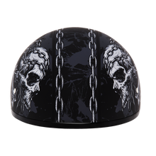 D.O.T. Daytona Skull Cap- W/ Skull Chains