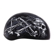 D.O.T. Daytona Skull Cap- W/ Skull Chains