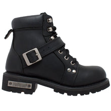 YKK Zipper Black Biker Boot