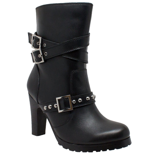 Buckle Boot with Heel