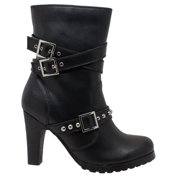 Buckle Boot with Heel