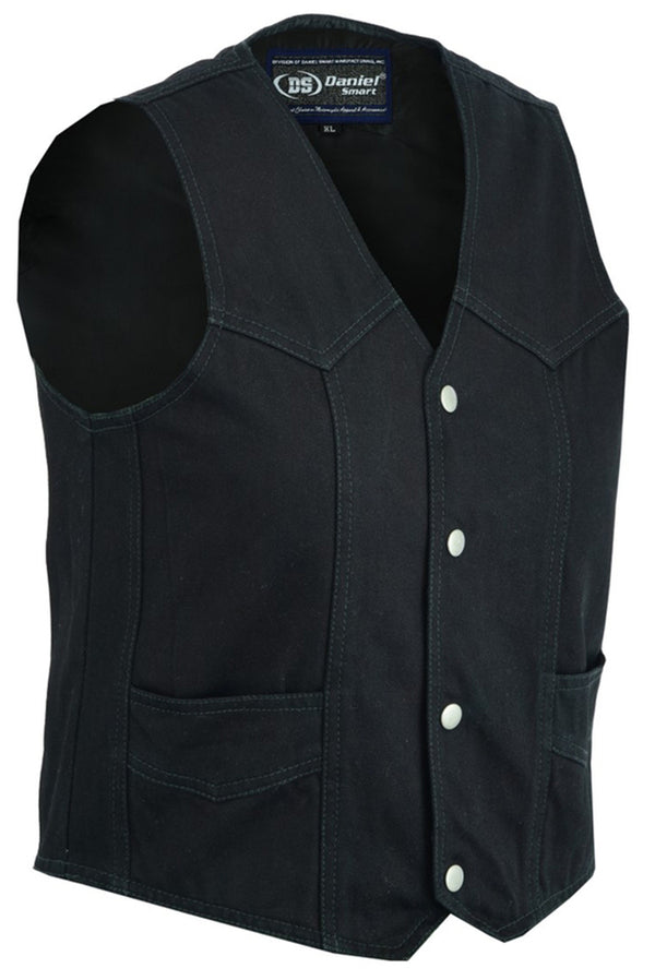 Kid's Denim Plain Side Vest