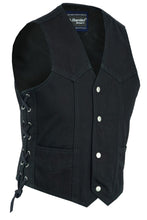 Kid's Denim Side Lace Vest