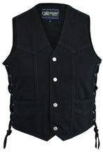 Kid's Denim Side Lace Vest