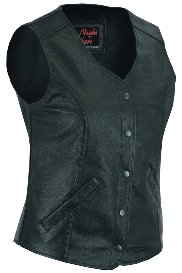 Women's Stylish Longer Body  Vest - Plain Sides