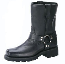 Harness Motorcycle Boots With Zipper