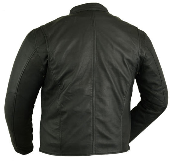 Men's Lightweight Drum Dyed Naked Lambskin Jacket