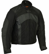 BK Men's Mesh/ Leather Padded Jacket