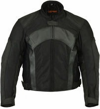 BK Men's Mesh/ Leather Padded Jacket