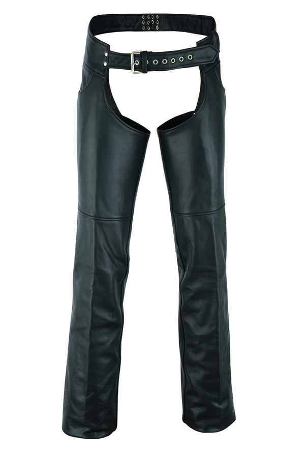 TALL Tall Classic Leather Chaps with Jeans Pockets