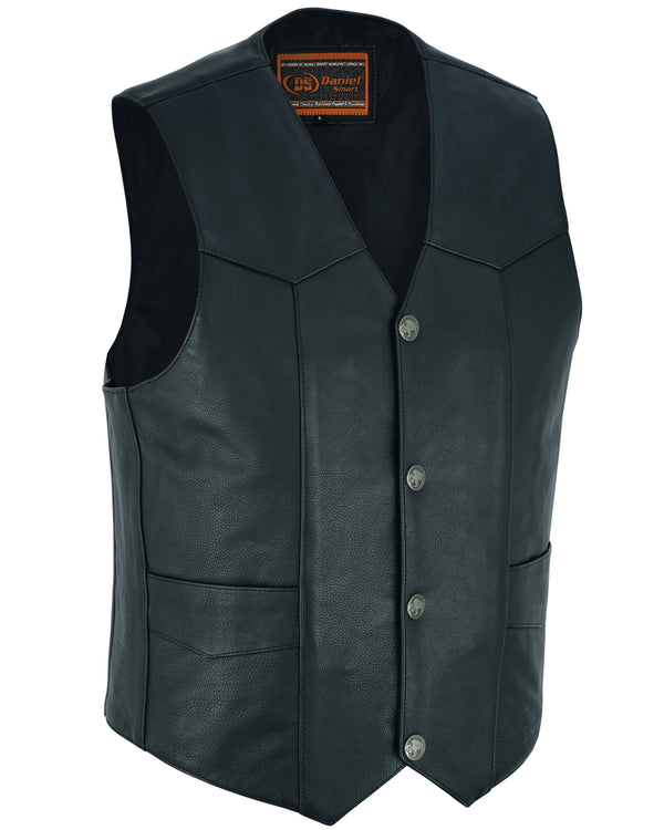 Advance Men's Buffalo Nickel Head Snap Vest