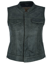 Women's Premium Single Back Panel Concealment Vest - GRAY