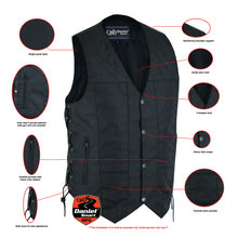 Men's Textile Ten Pocket Utility Vest