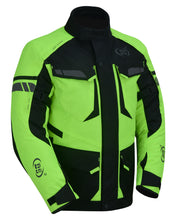 Advance Touring Textile Motorcycle Jacket for Men - Hi-Vis