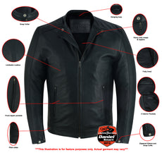 Joe Men's Fashion Leather Jacket