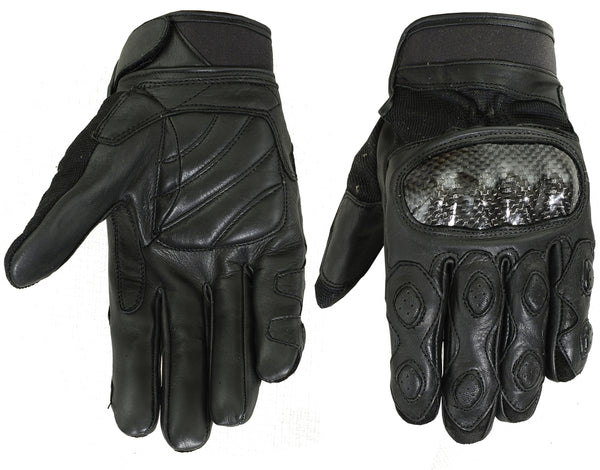 BK Leather/ Textile Sporty Glove