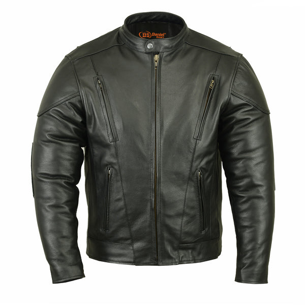 Men's Vented M/C Jacket w/ Plain Sides