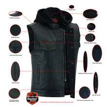 Concealed Snaps, Premium Naked Cowhide, Removable Hood & Hidden