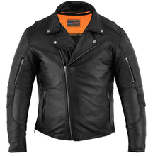 Men's Modern Longer Beltless Biker Jacket