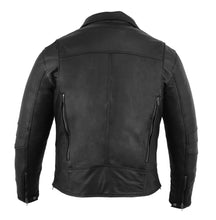 Men's Modern Longer Beltless Biker Jacket