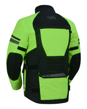 Advance Touring Textile Motorcycle Jacket for Men - Hi-Vis