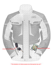 Advance Touring Textile Motorcycle Jacket for Men - Hi-Vis