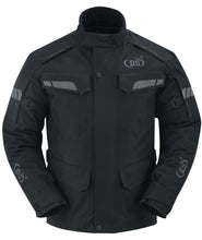 Advance Touring Textile Motorcycle Jacket for Men - Black