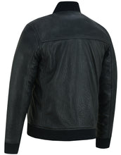 Men's Fashion Leather Bomber Jacket