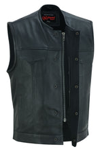 Men's Premium Perforated Single Back Panel Concealment Vest W/O