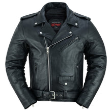 Men's Premium Classic Plain Side Police Style Jacket