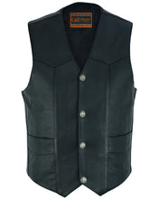 Men's Single Back Panel Concealed Carry Vest