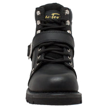 YKK Zipper Black Biker Boot